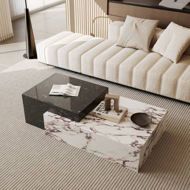 Milivoje coffee table with 2024 storage orren ellis